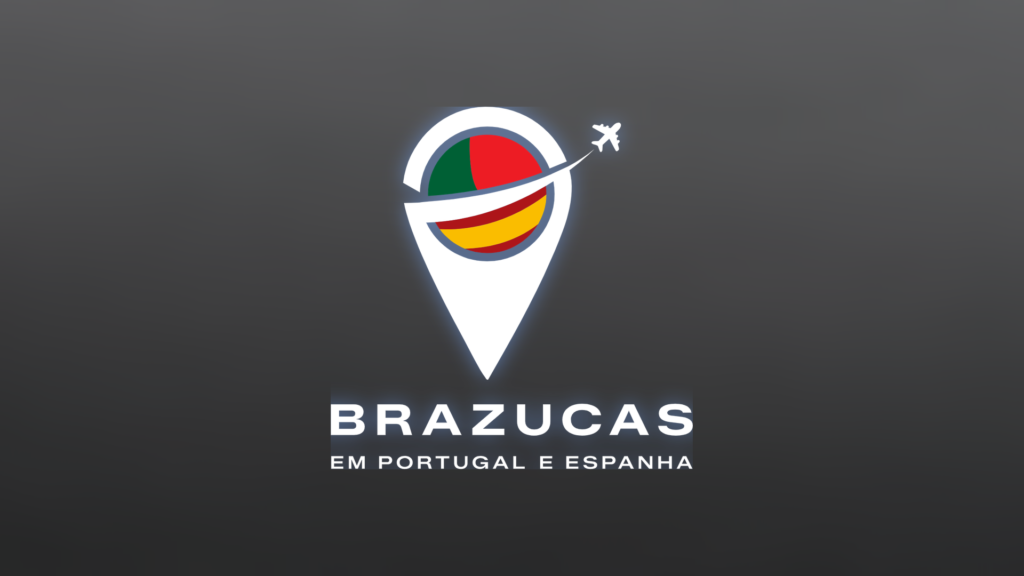 Logotipo Brazucas em Portugal e Espanha